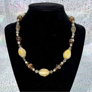 Artisan Sterling, Gemstone & Crystal Necklace